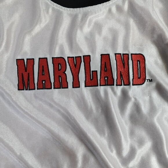 Vintage Nike University of Maryland Jersey XL White Red Reversible Embroidered - Picture 5 of 11